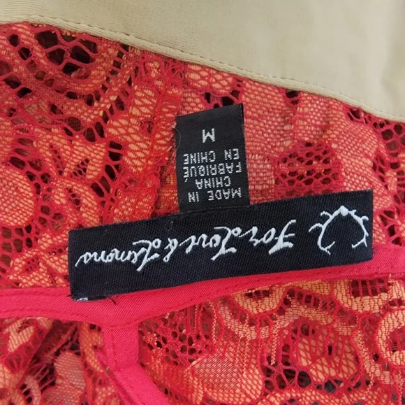 For Love And Lemons Red Lace Maxi Dress - Picture 11 of 15